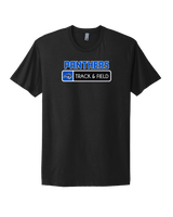 Lena HS Track and Field Pennant - Mens Select Cotton T-Shirt