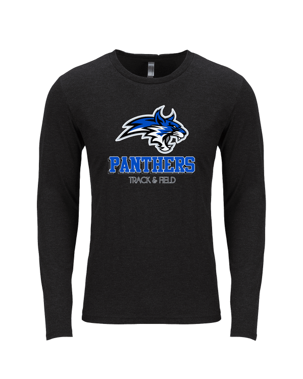 Lena HS Track and Field Shadow - Tri-Blend Long Sleeve