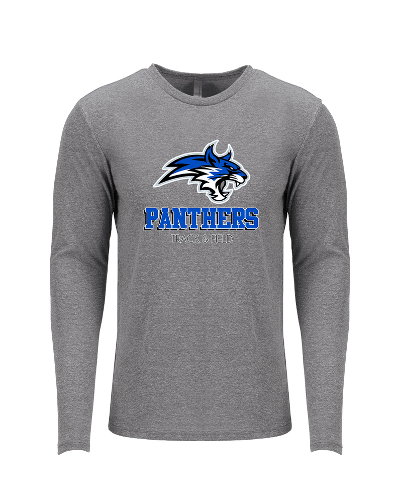 Lena HS Track and Field Shadow - Tri-Blend Long Sleeve