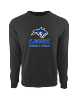 Lena HS Track and Field Split - Crewneck Sweatshirt