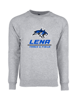 Lena HS Track and Field Split - Crewneck Sweatshirt