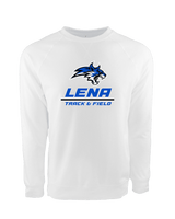 Lena HS Track and Field Split - Crewneck Sweatshirt