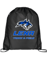Lena HS Track and Field Split - Drawstring Bag