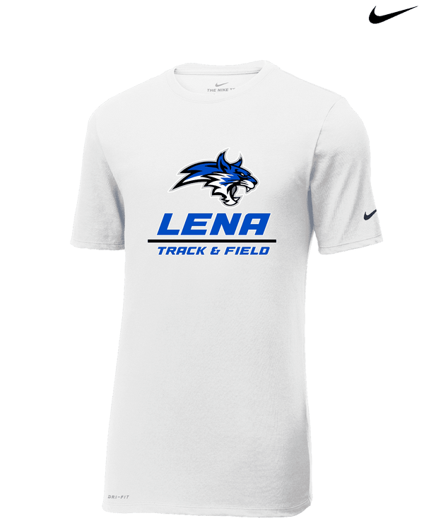Lena HS Track and Field Split - Mens Nike Cotton Poly Tee