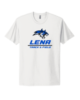 Lena HS Track and Field Split - Mens Select Cotton T-Shirt
