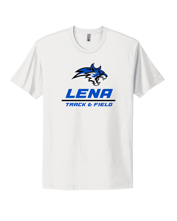 Lena HS Track and Field Split - Mens Select Cotton T-Shirt