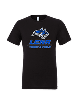 Lena HS Track and Field Split - Tri-Blend Shirt