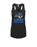 Lena HS Track and Field Split - Womens Tank Top