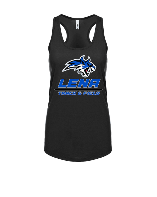 Lena HS Track and Field Split - Womens Tank Top