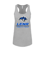 Lena HS Track and Field Split - Womens Tank Top