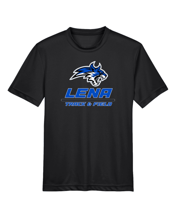 Lena HS Track and Field Split - Youth Performance Shirt