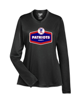 Liberty HS Boys Basketball Board - Womens Performance Longsleeve