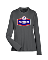 Liberty HS Boys Basketball Board - Womens Performance Longsleeve