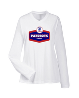 Liberty HS Boys Basketball Board - Womens Performance Longsleeve