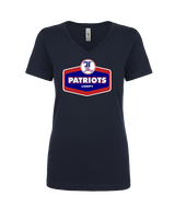 Liberty HS Boys Basketball Board - Womens V-Neck