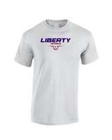 Liberty HS Boys Basketball Design - Cotton T-Shirt