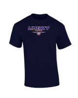 Liberty HS Boys Basketball Design - Cotton T-Shirt