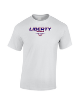 Liberty HS Boys Basketball Design - Cotton T-Shirt