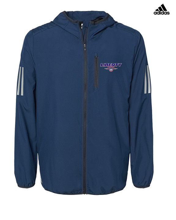 Liberty HS Boys Basketball Design - Mens Adidas Full Zip Jacket