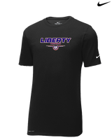 Liberty HS Boys Basketball Design - Mens Nike Cotton Poly Tee