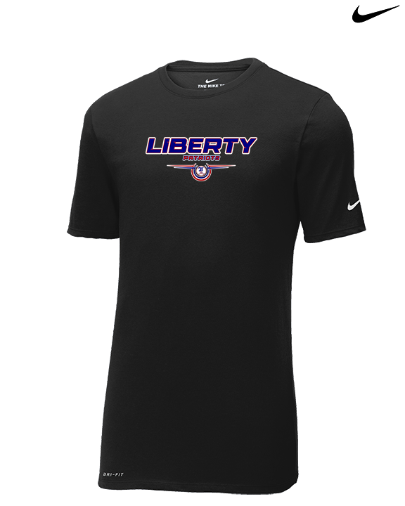 Liberty HS Boys Basketball Design - Mens Nike Cotton Poly Tee