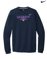 Liberty HS Boys Basketball Design - Mens Nike Crewneck