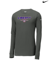 Liberty HS Boys Basketball Design - Mens Nike Longsleeve