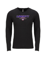 Liberty HS Boys Basketball Design - Tri-Blend Long Sleeve