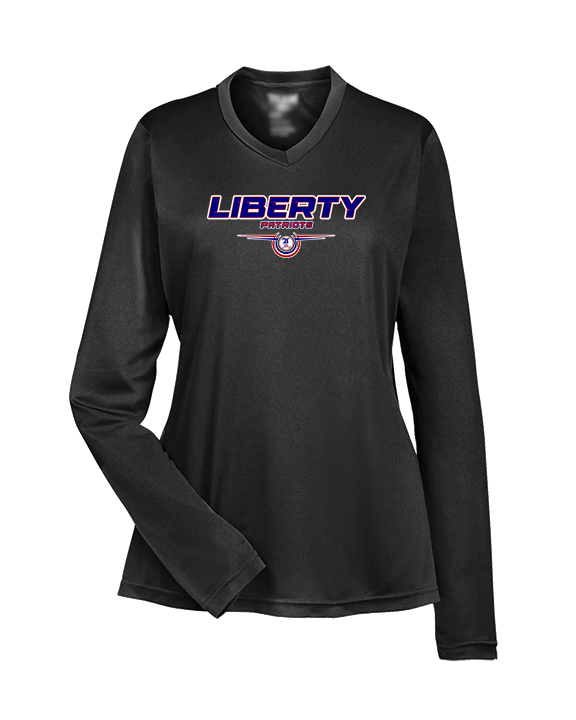 Liberty HS Boys Basketball Design - Womens Performance Longsleeve