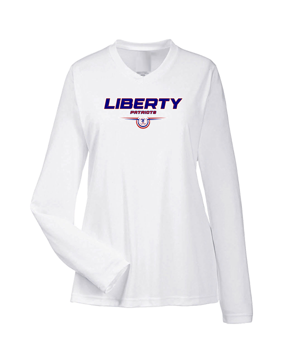 Liberty HS Boys Basketball Design - Womens Performance Longsleeve
