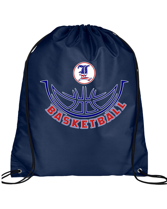 Liberty HS Boys Basketball Outline - Drawstring Bag