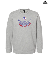 Liberty HS Boys Basketball Outline - Mens Adidas Crewneck