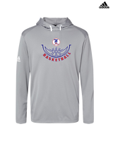 Liberty HS Boys Basketball Outline - Mens Adidas Hoodie