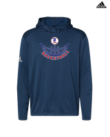Liberty HS Boys Basketball Outline - Mens Adidas Hoodie