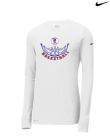Liberty HS Boys Basketball Outline - Mens Nike Longsleeve