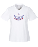 Liberty HS Boys Basketball Outline - Womens Performance Shirt