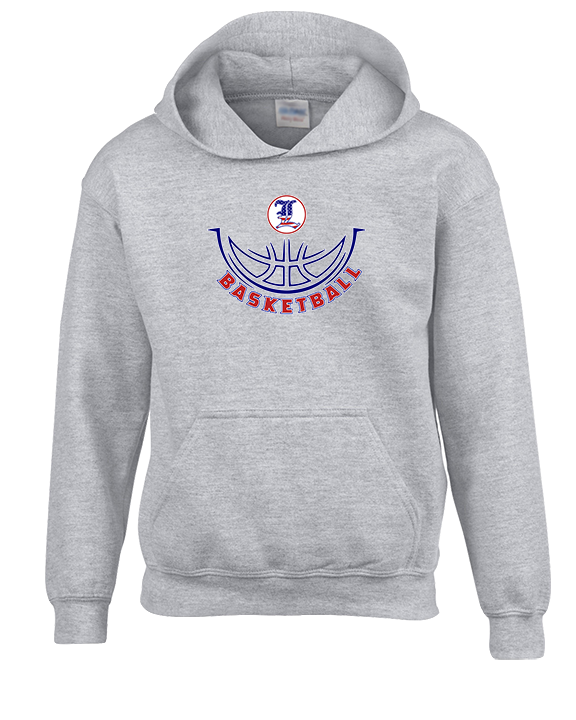 Liberty HS Boys Basketball Outline - Youth Hoodie