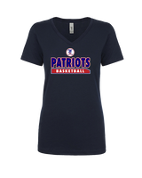 Liberty HS Boys Basketball Property - Womens Vneck