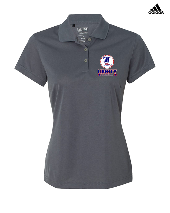 Liberty HS Boys Basketball Stacked - Adidas Womens Polo