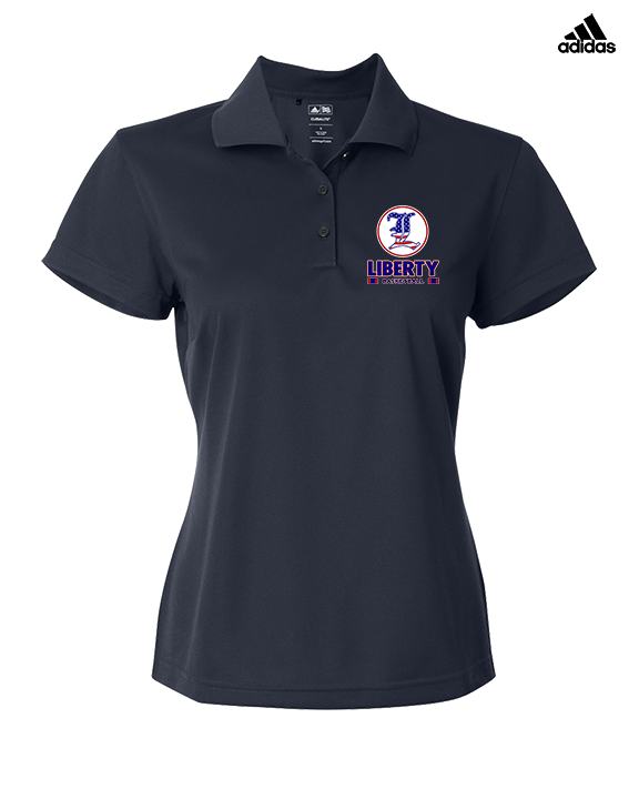 Liberty HS Boys Basketball Stacked - Adidas Womens Polo