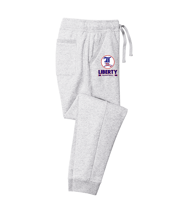 Liberty HS Boys Basketball Stacked - Cotton Joggers