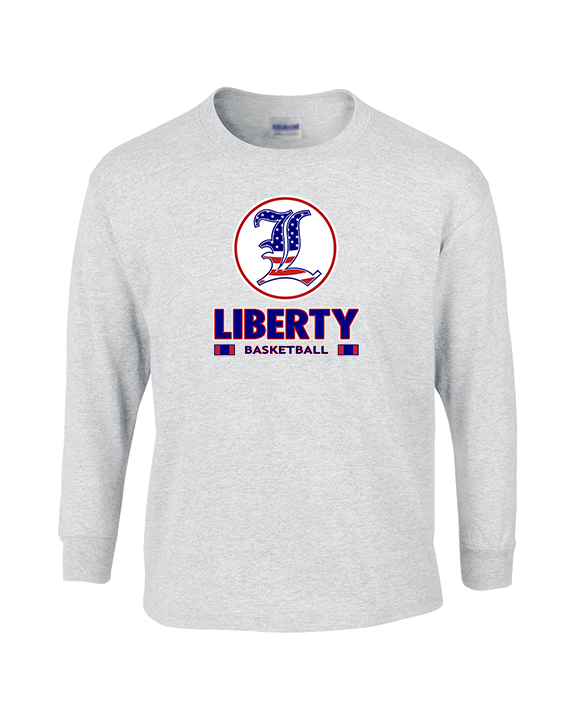 Liberty HS Boys Basketball Stacked - Cotton Longsleeve