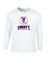 Liberty HS Boys Basketball Stacked - Cotton Longsleeve