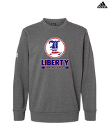 Liberty HS Boys Basketball Stacked - Mens Adidas Crewneck