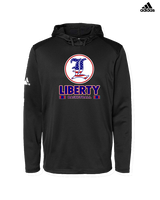 Liberty HS Boys Basketball Stacked - Mens Adidas Hoodie