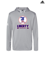 Liberty HS Boys Basketball Stacked - Mens Adidas Hoodie