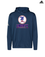 Liberty HS Boys Basketball Stacked - Mens Adidas Hoodie