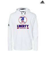 Liberty HS Boys Basketball Stacked - Mens Adidas Hoodie