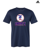 Liberty HS Boys Basketball Stacked - Mens Adidas Performance Shirt