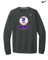 Liberty HS Boys Basketball Stacked - Mens Nike Crewneck